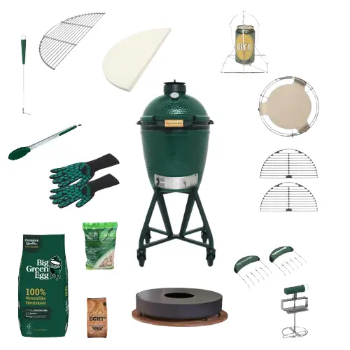 Big Green Egg Medium Ultimate Set Integgrated Nest + Handler