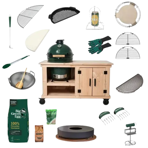 Big Green Egg Large Ultimate Set Douglas Opslag